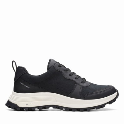 Baskets Clarks ATL Trek Free Imperméables Femme Noir | SF09QEOM