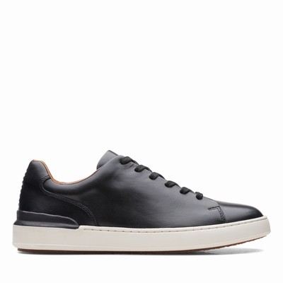 Baskets Clarks Court Lite Dentelle Homme Noir | KZN4VPG8