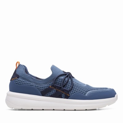 Baskets Clarks Ezera Run Femme Bleu | VNF1TNRS