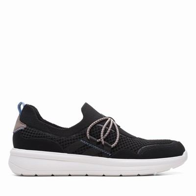 Baskets Clarks Ezera Run Femme Noir | KIEXGB0F