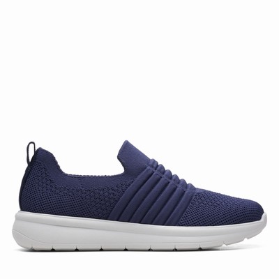 Baskets Clarks Ezera Walk Femme Bleu Marine | OPADRCJD