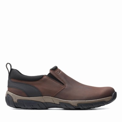 Baskets Clarks Grove Step Homme Marron | L63VQWED