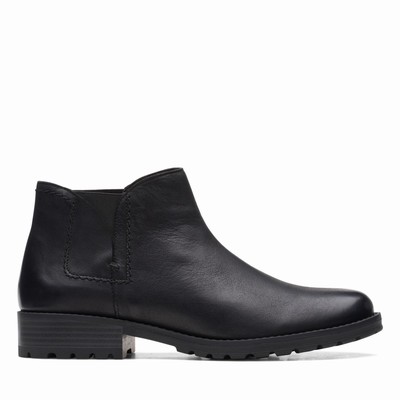 Bottes Clarks Clarkwell Demi Femme Noir | GUWERTTK