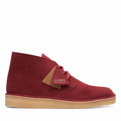 Bottes Clarks Desert Coal Homme Rouge | Q6SUYBNM