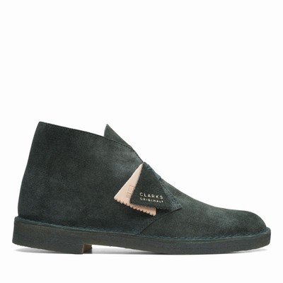 Bottes Clarks Desert Homme Vert | XMWIQWAU