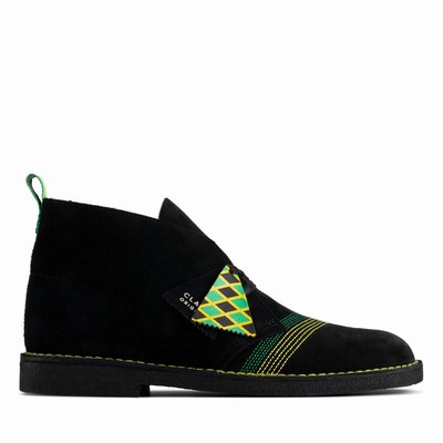 Bottes Clarks Desert Jamaica Homme Noir Multicolore | ULBHEXA3