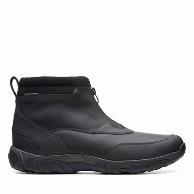 Bottes Clarks Grove Zip II Homme Noir | MBLP6EQM