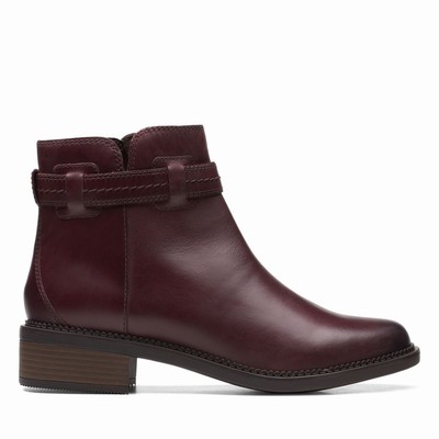 Bottes Clarks Maye Ease Femme Marron Foncé | 5JASVZTI