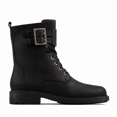 Bottes Clarks Orinoco 2 Dentelle Femme Noir | ZS94TFJP