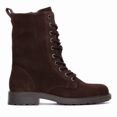 Bottes Clarks Orinoco 2 Style Femme Marron Foncé | OY37WSPL