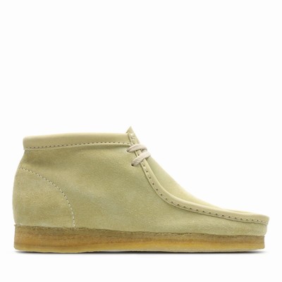 Bottes Clarks Wallabee Femme Vert Olive | MB8J3PCW