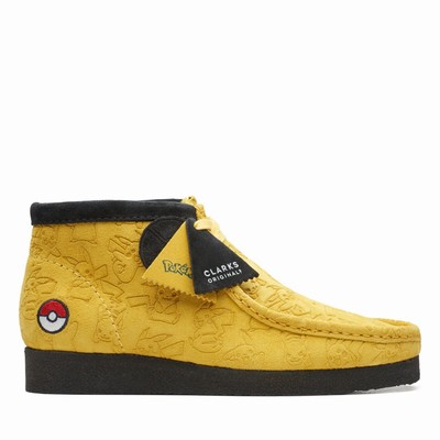 Bottes Clarks Wallabee Homme Jaune | GHVCOJNI