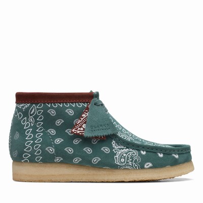 Bottes Clarks Wallabee Homme Vert | DGYB6QCX