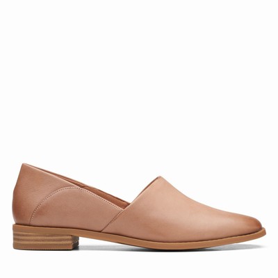 Chaussures Plates Clarks Pure Belle Femme Corail | WN9JQNCU