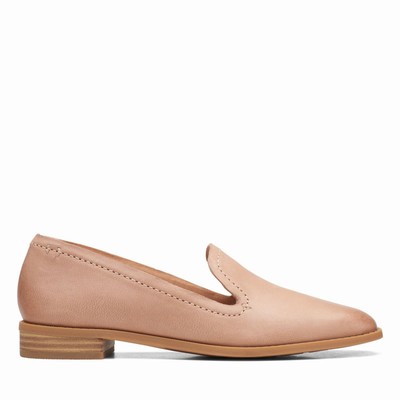 Chaussures Plates Clarks Pure Hall Femme Corail | 1XFVM8R7