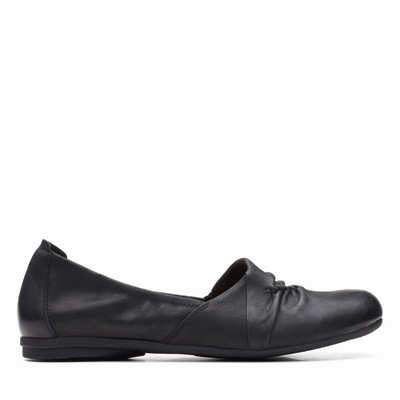 Chaussures Plates Clarks Rena Way Femme Noir | GPHJ1AF9