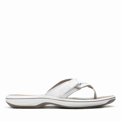 Sandales Clarks Breeze Sea Femme Blanche | Z19OWEQ4