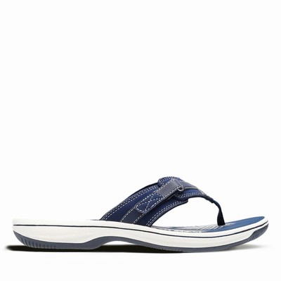 Sandales Clarks Breeze Sea Femme Bleu Marine | HKZPQKNY