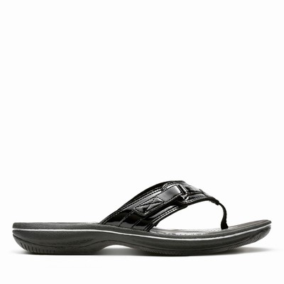 Sandales Clarks Breeze Sea Femme Noir | JODZ4CUG