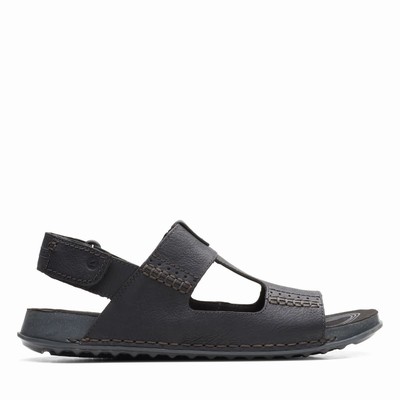 Sandales Clarks Crestview Bay Homme Noir | I4L8UFAK