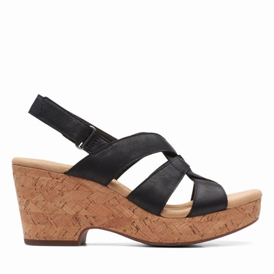 Sandales Clarks Giselle Beach Femme Noir | ODLZNAJN