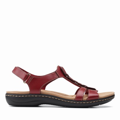 Sandales Clarks Laurieann Kay Femme Rouge | 5SV7XMFG