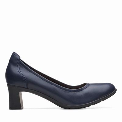 Sandales Clarks Neiley Pearl Femme Bleu Marine | ERNTDJWQ