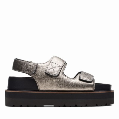 Sandales Clarks Orianna Sea Femme Metal | B5ELARU6