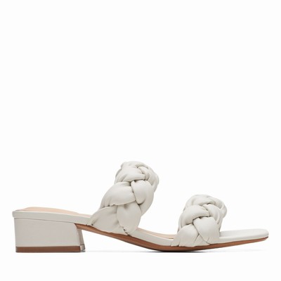 Sandales Clarks Seren 25 Braid Femme Blanche | C78QORPH