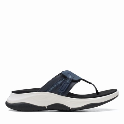 Sandales Clarks Wave 2.0 Sea. Femme Bleu Marine | CGEBVFVG