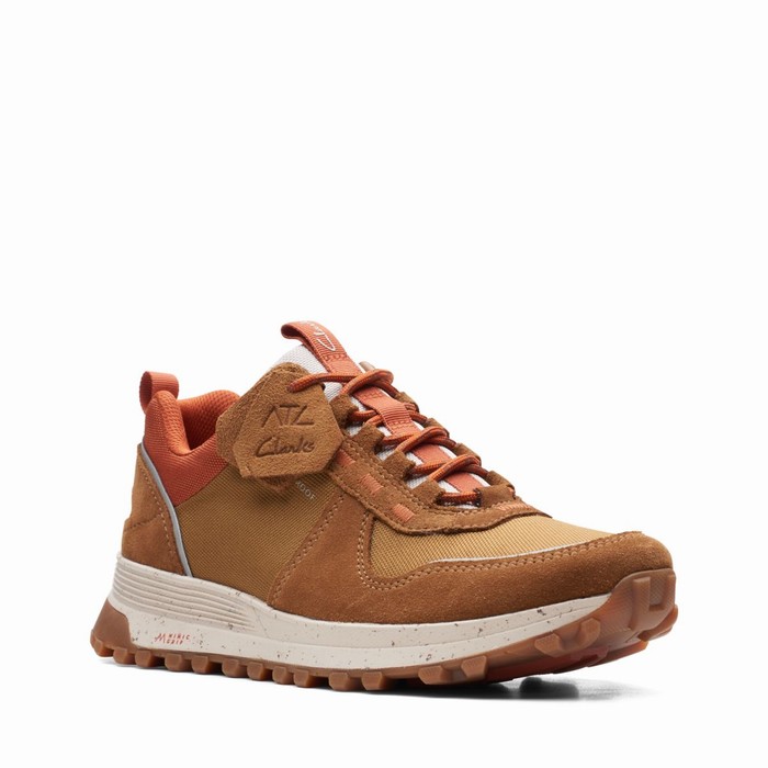 Baskets Clarks ATL Trek Walk Imperméables Homme Marron | 3ODANTYV