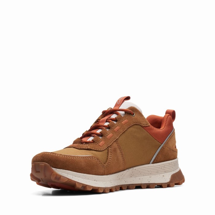 Baskets Clarks ATL Trek Walk Imperméables Homme Marron | 3ODANTYV