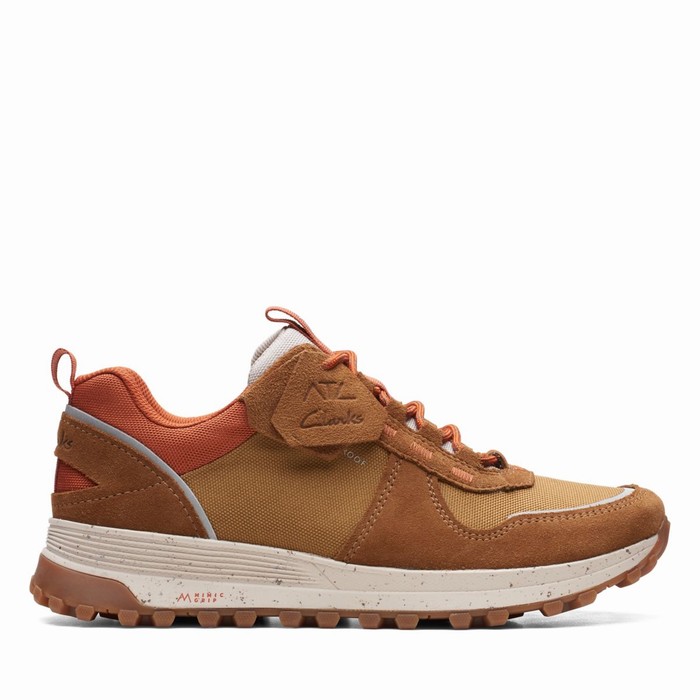 Baskets Clarks ATL Trek Walk Imperméables Homme Marron | 3ODANTYV