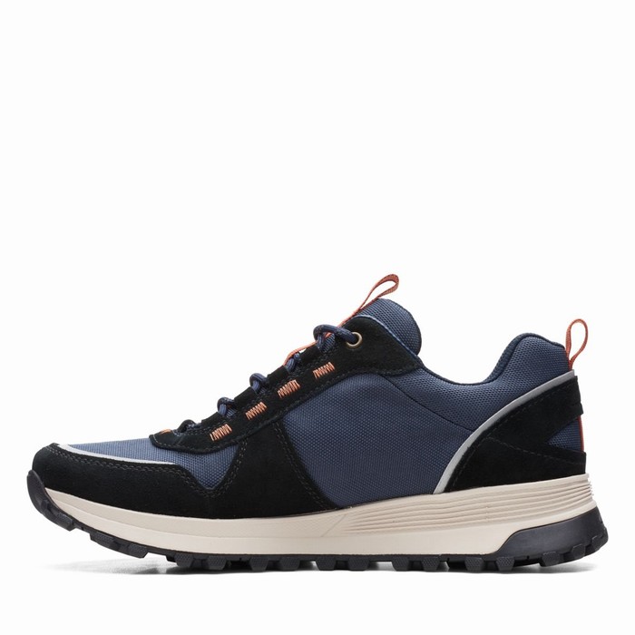 Baskets Clarks ATL Trek Walk Imperméables Homme Bleu Marine | PSTVTFH7