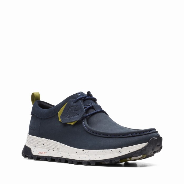 Baskets Clarks ATL Trek Wally Homme Bleu Marine | WFUPKAOF