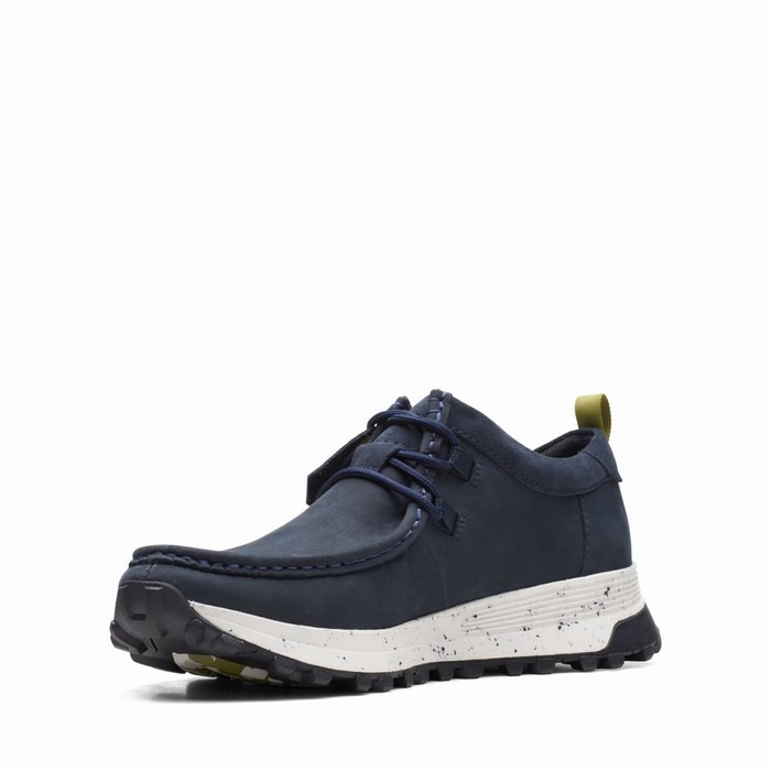 Baskets Clarks ATL Trek Wally Homme Bleu Marine | WFUPKAOF