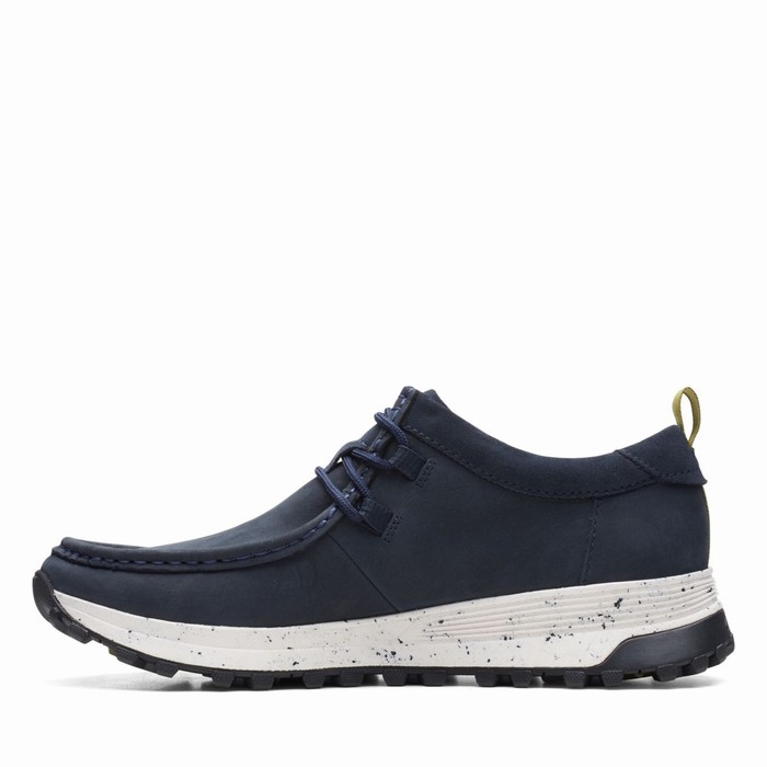 Baskets Clarks ATL Trek Wally Homme Bleu Marine | WFUPKAOF