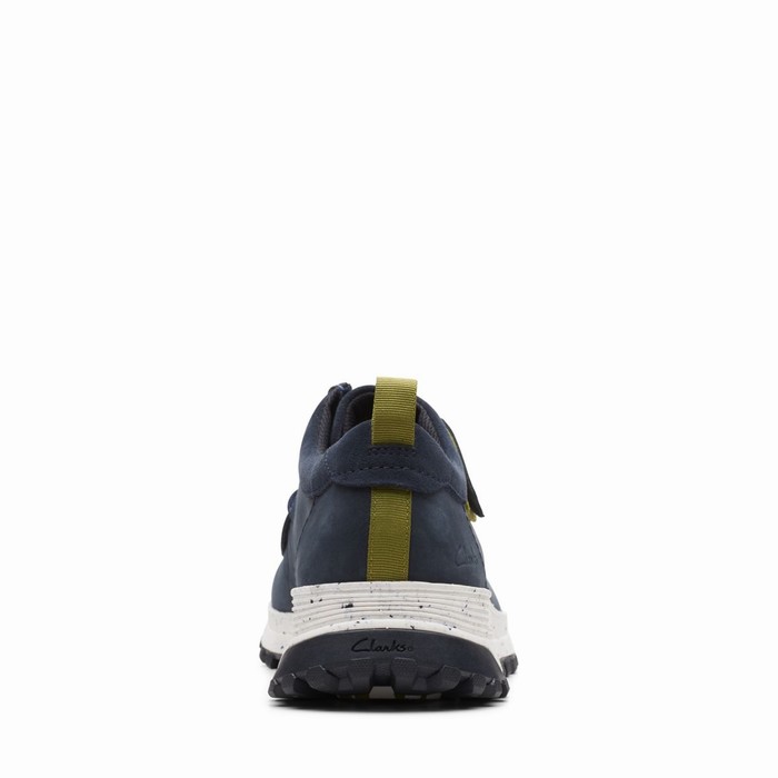 Baskets Clarks ATL Trek Wally Homme Bleu Marine | WFUPKAOF