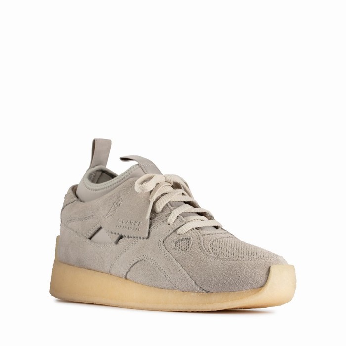 Baskets Clarks Breacon Homme Grise Clair | D6NBL9FQ