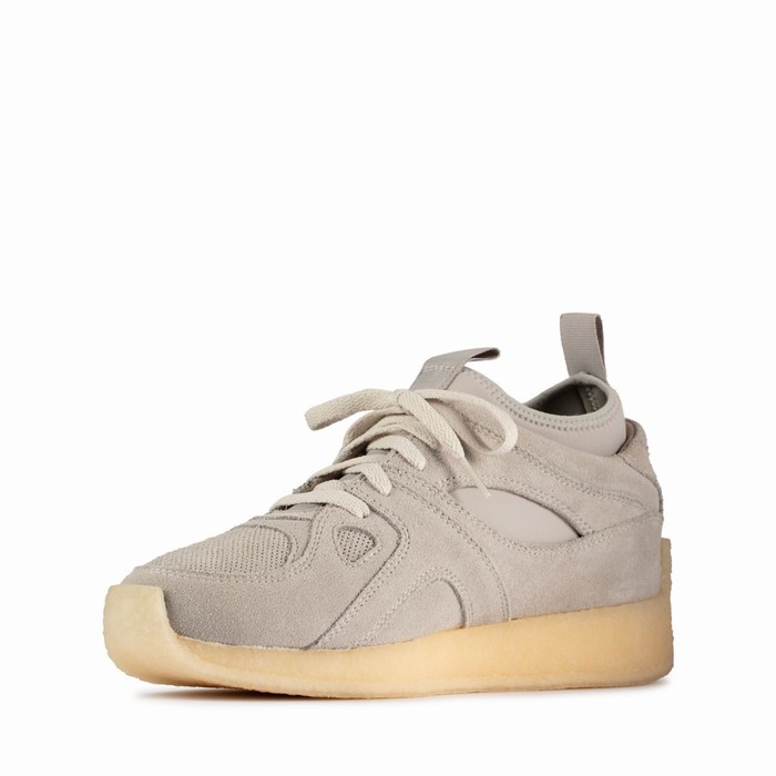 Baskets Clarks Breacon Homme Grise Clair | D6NBL9FQ