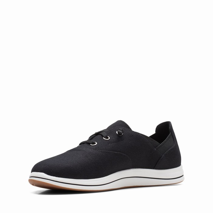 Baskets Clarks Breeze Ave Femme Noir | CRPELIGS