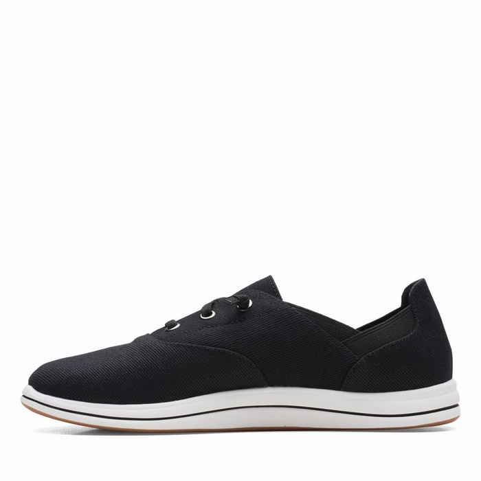 Baskets Clarks Breeze Ave Femme Noir | CRPELIGS