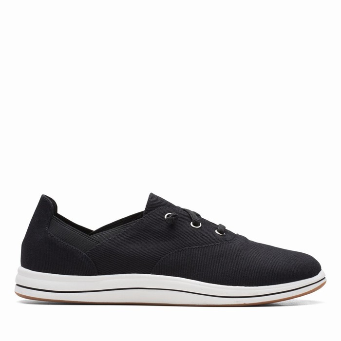 Baskets Clarks Breeze Ave Femme Noir | CRPELIGS