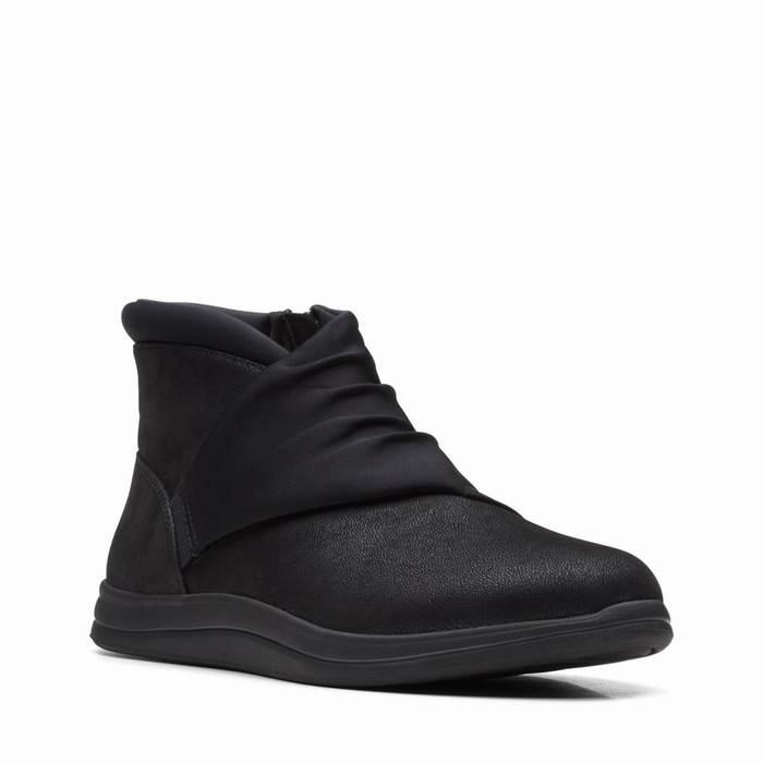 Baskets Clarks Breeze Dusk Femme Noir | JX7CYNKJ