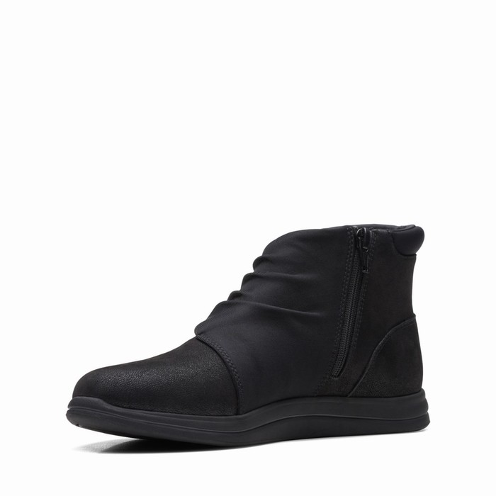 Baskets Clarks Breeze Dusk Femme Noir | JX7CYNKJ