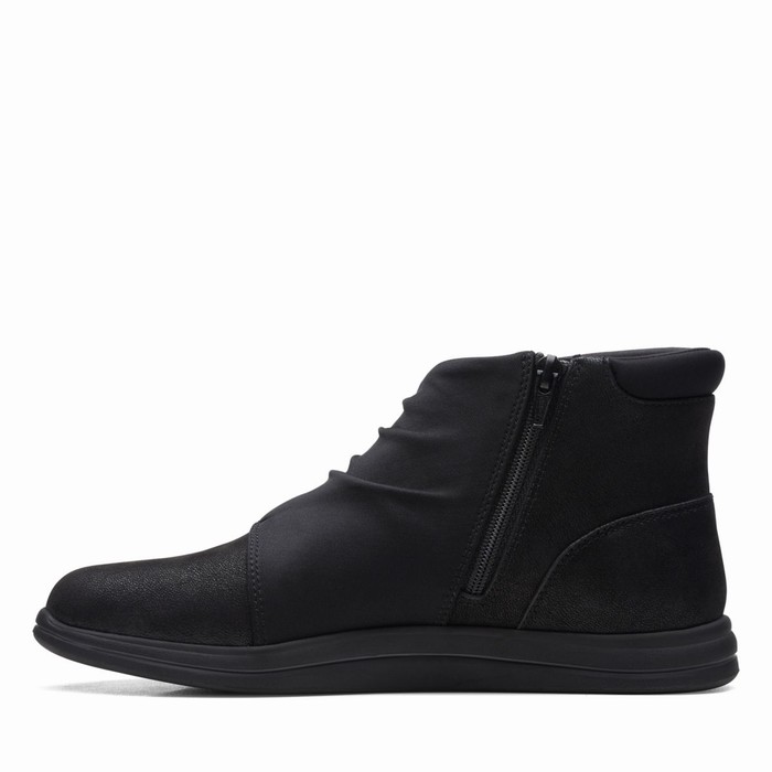 Baskets Clarks Breeze Dusk Femme Noir | JX7CYNKJ