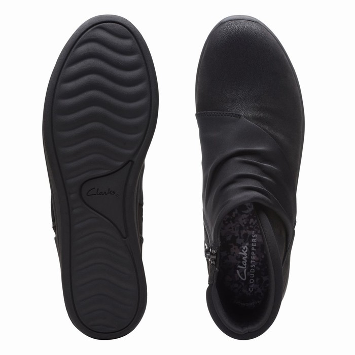 Baskets Clarks Breeze Dusk Femme Noir | JX7CYNKJ