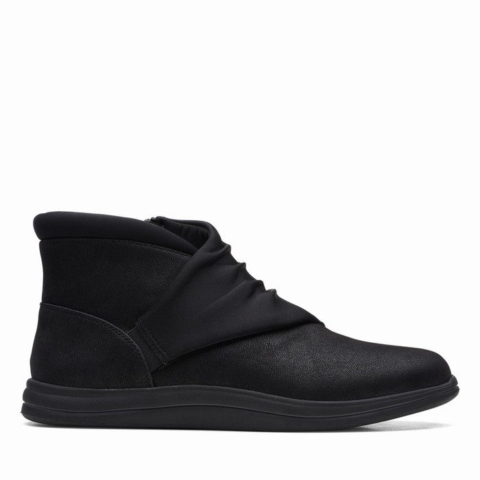 Baskets Clarks Breeze Dusk Femme Noir | JX7CYNKJ