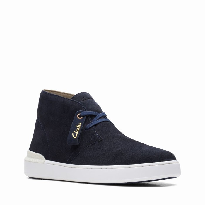 Baskets Clarks Court Lite Desert Homme Bleu Marine | 3NWZQECG