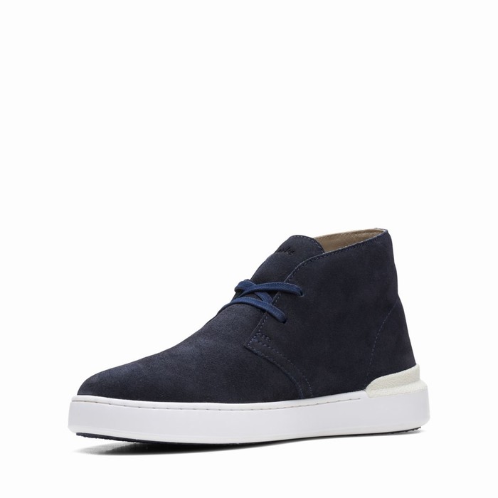 Baskets Clarks Court Lite Desert Homme Bleu Marine | 3NWZQECG